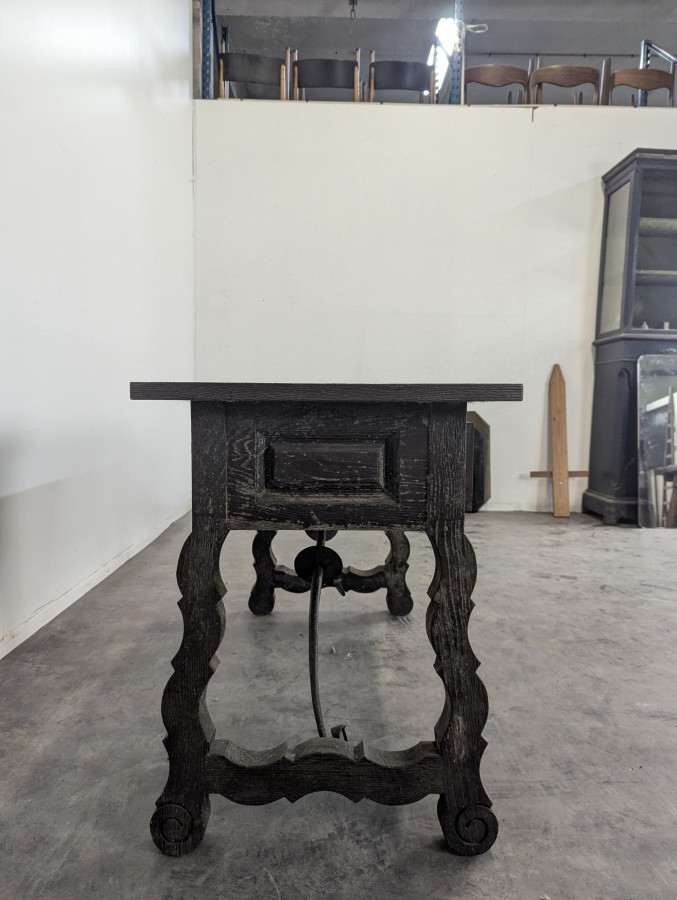 Console espagnole en chêne