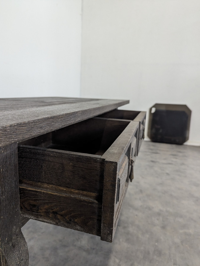 Console espagnole en chêne