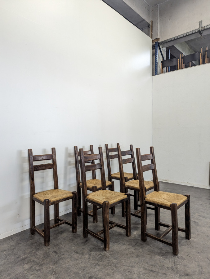 Série de 6 chaises de Aranjou Edition