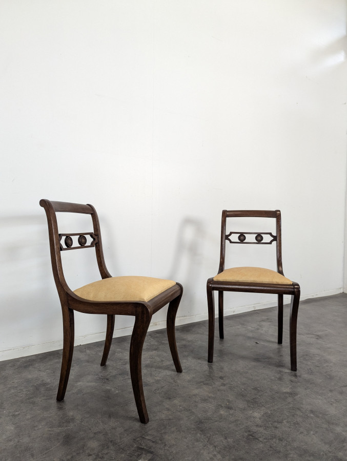 Paire de chaises style Anglais