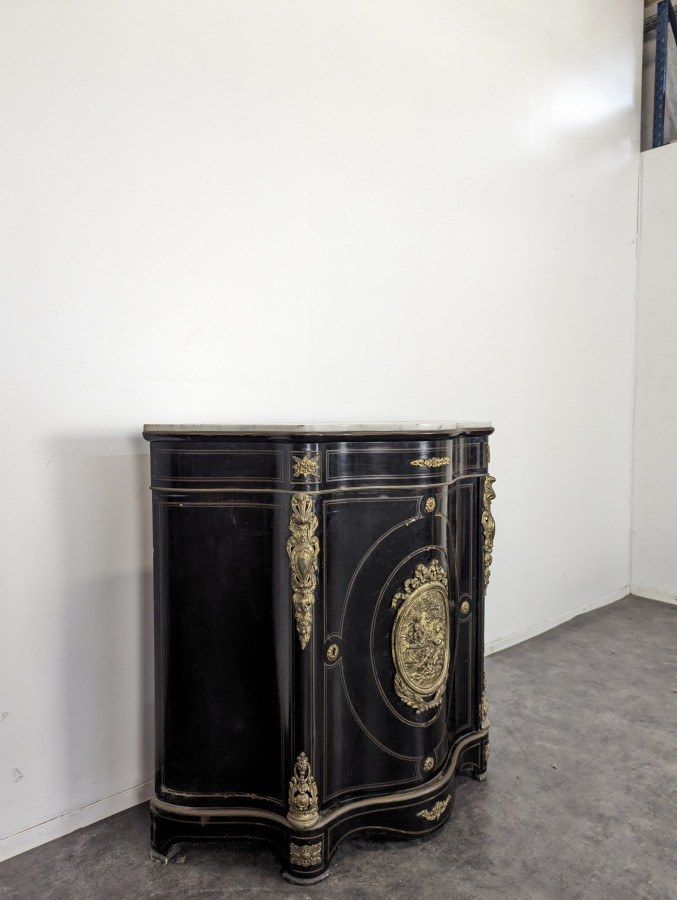Meuble d'appui Napoléon III avec médaillon en Bronze