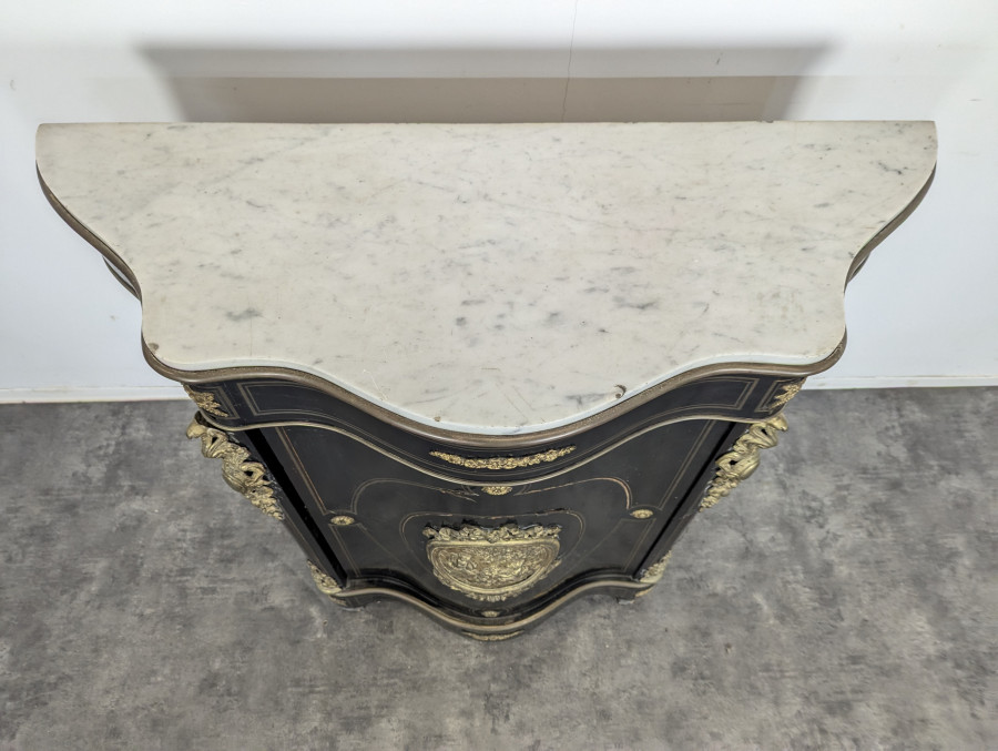 Meuble d'appui Napoléon III avec médaillon en Bronze