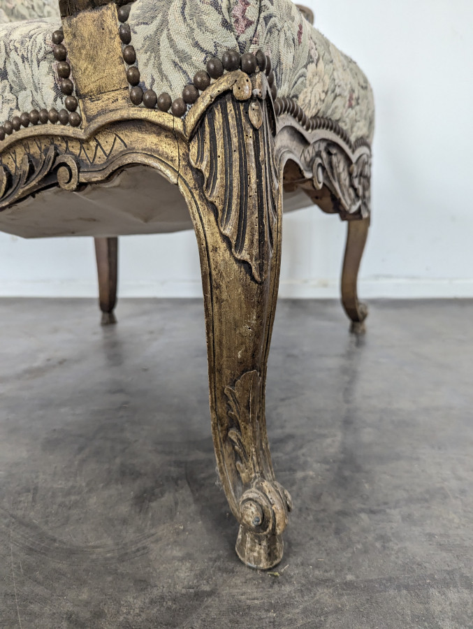 Paire de fauteuil de style Régence