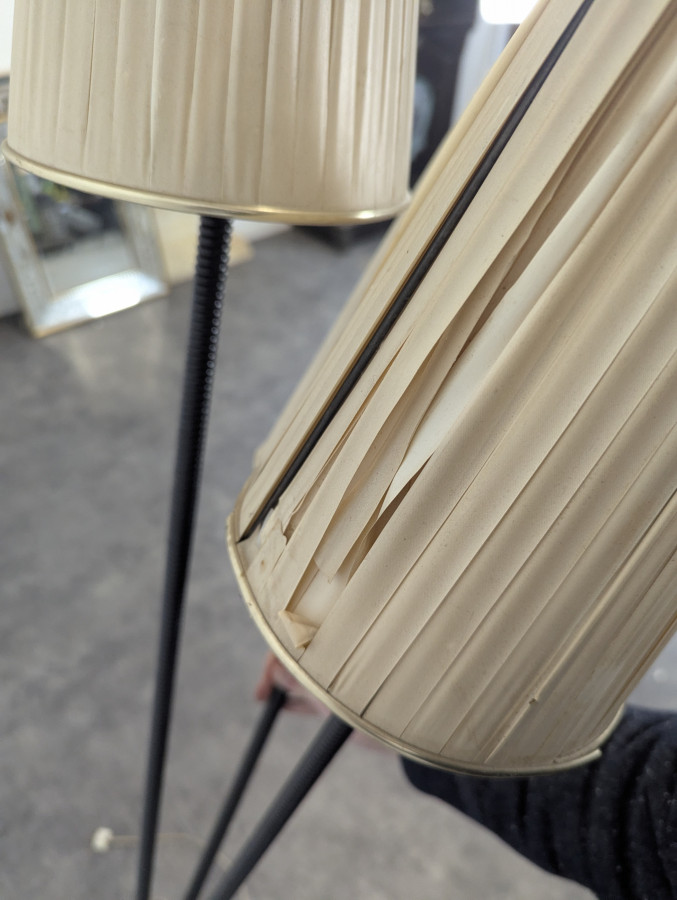 Lampadaire tripode des années 50