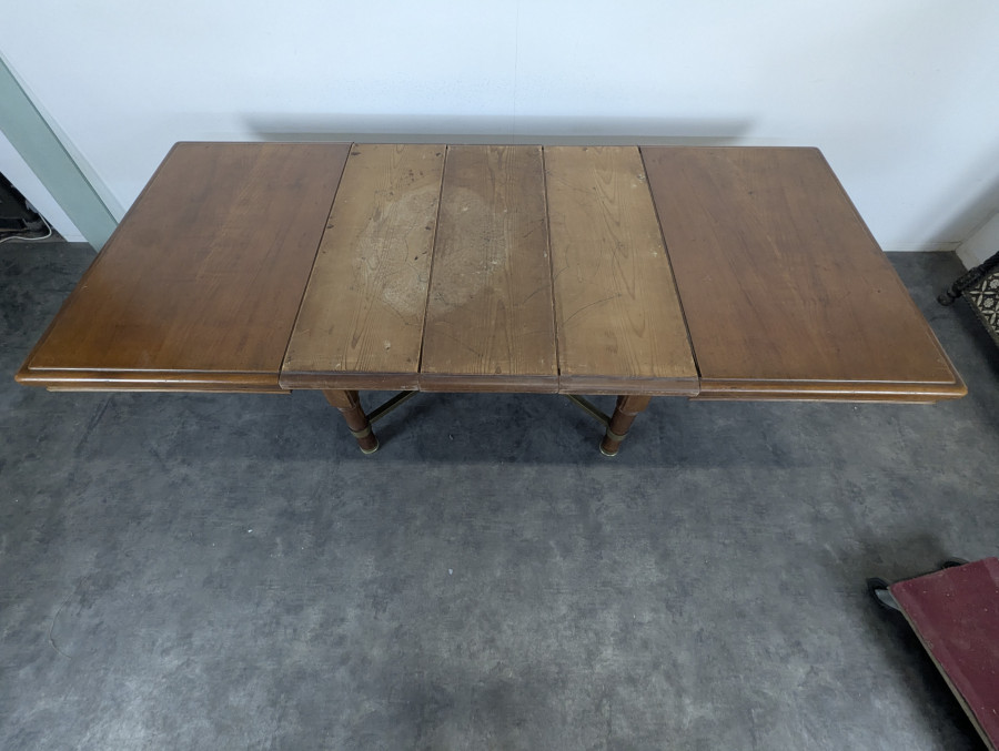 Table de salle à manger en acajou de style Art & Craft