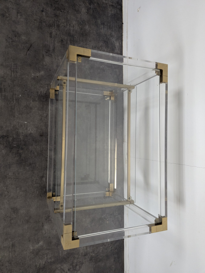 Desserte en plexiglass Hollywood Regency