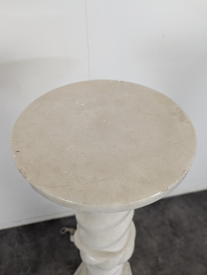 Colonne lumineuse en Albâtre torsadée F. Bruckmann Nr 5370
