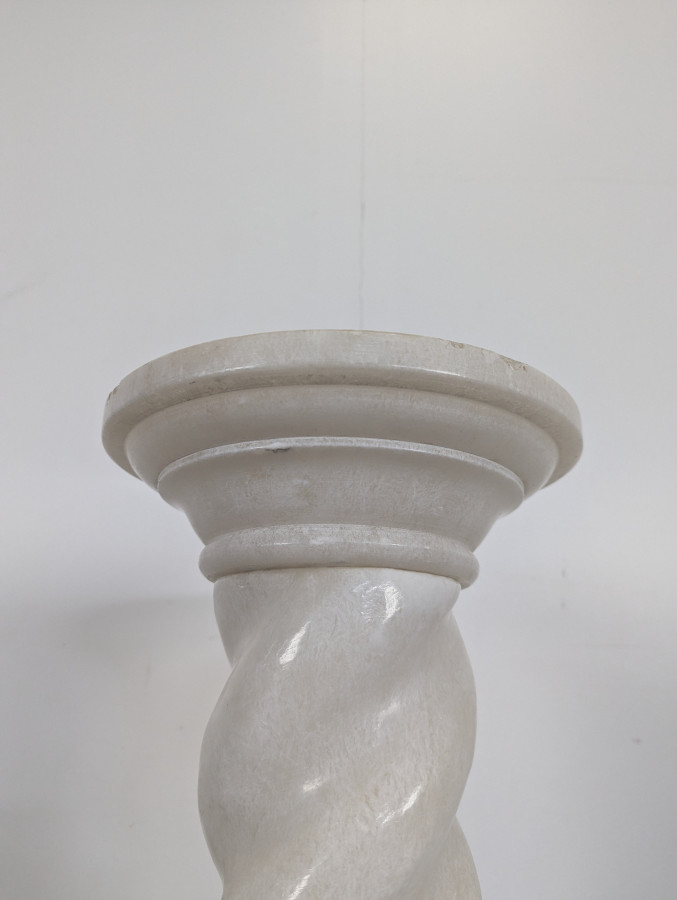 Colonne lumineuse en Albâtre torsadée F. Bruckmann Nr 5370