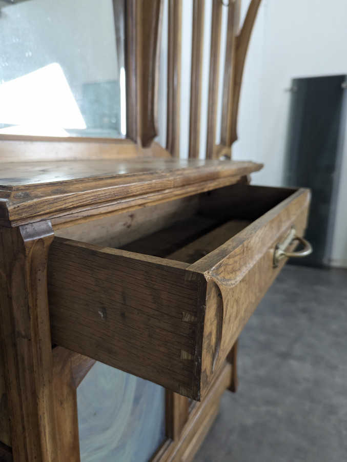 Grand vestiaire Art Nouveau dans le style de Vand de Velde