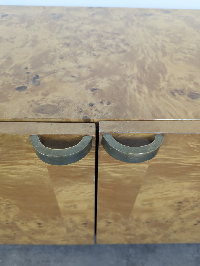 Buffet Rochebobois de Jean Claude Mahey en loupe d'orme
