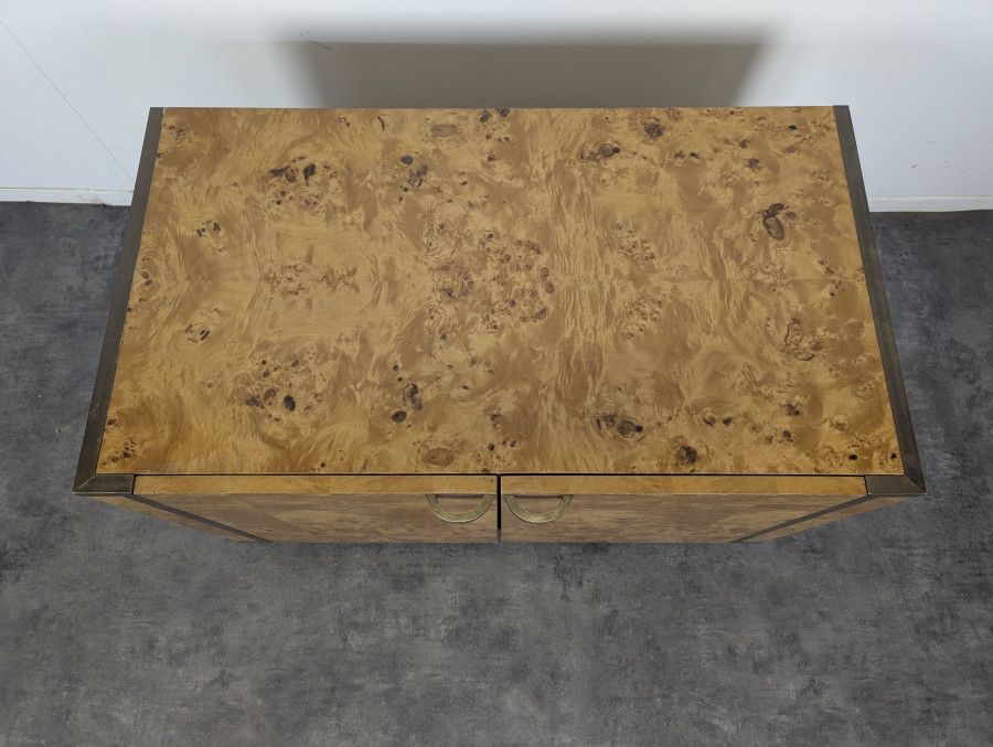 Buffet Rochebobois de Jean Claude Mahey en loupe d'orme