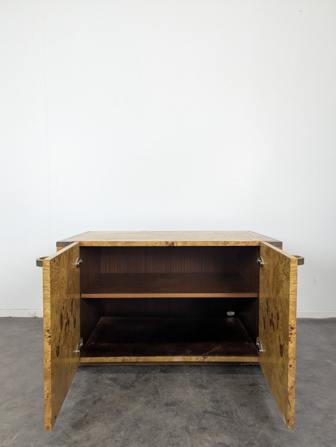 Buffet Rochebobois de Jean Claude Mahey en loupe d'orme