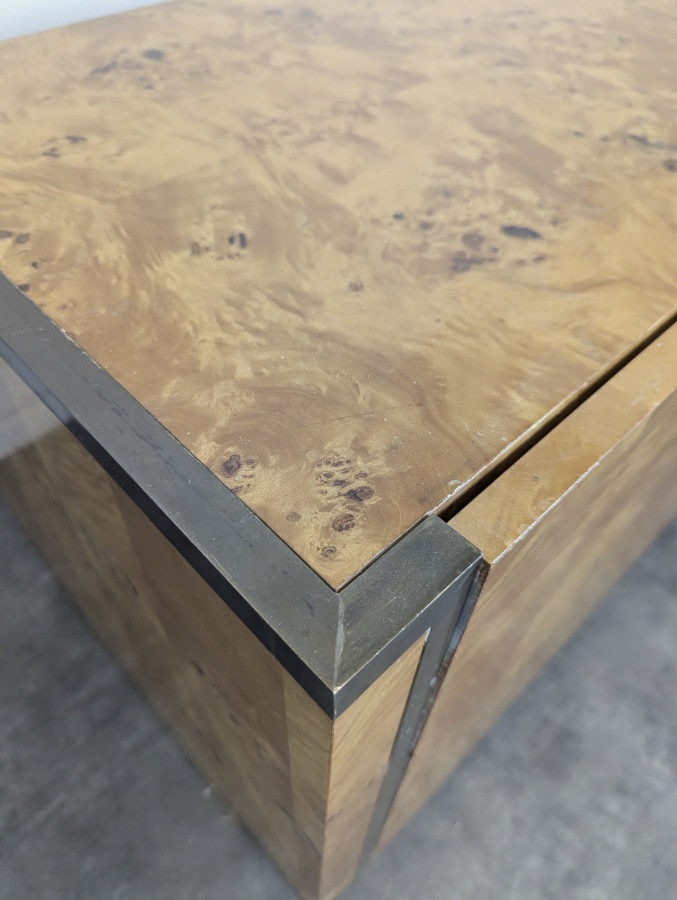 Buffet Rochebobois de Jean Claude Mahey en loupe d'orme