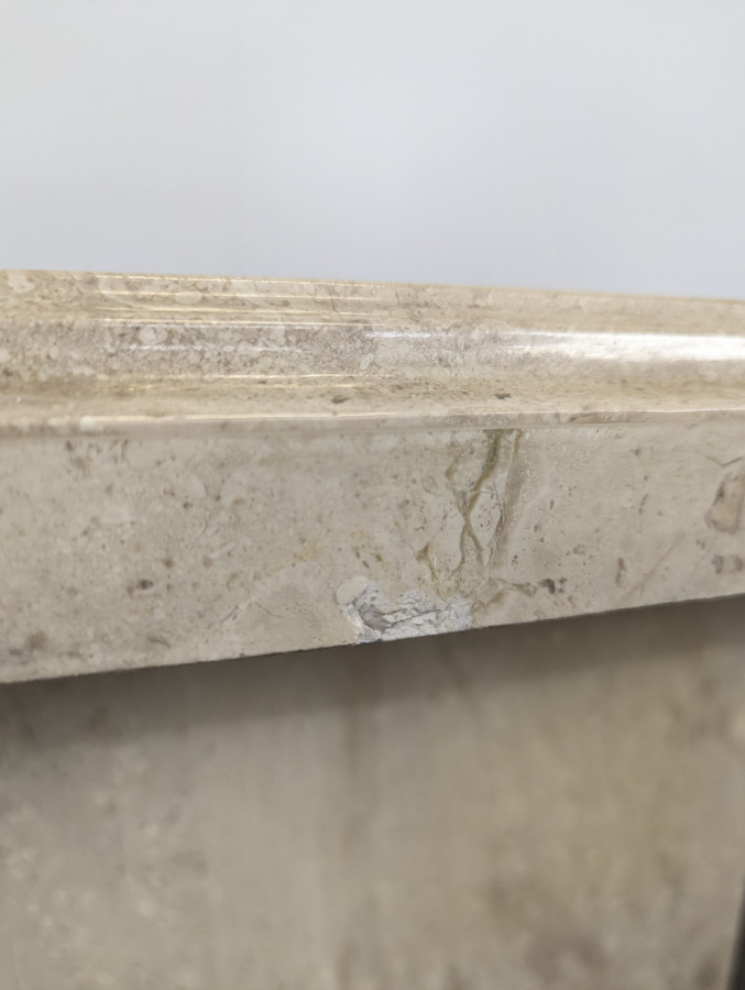 Table basse italienne en travertin