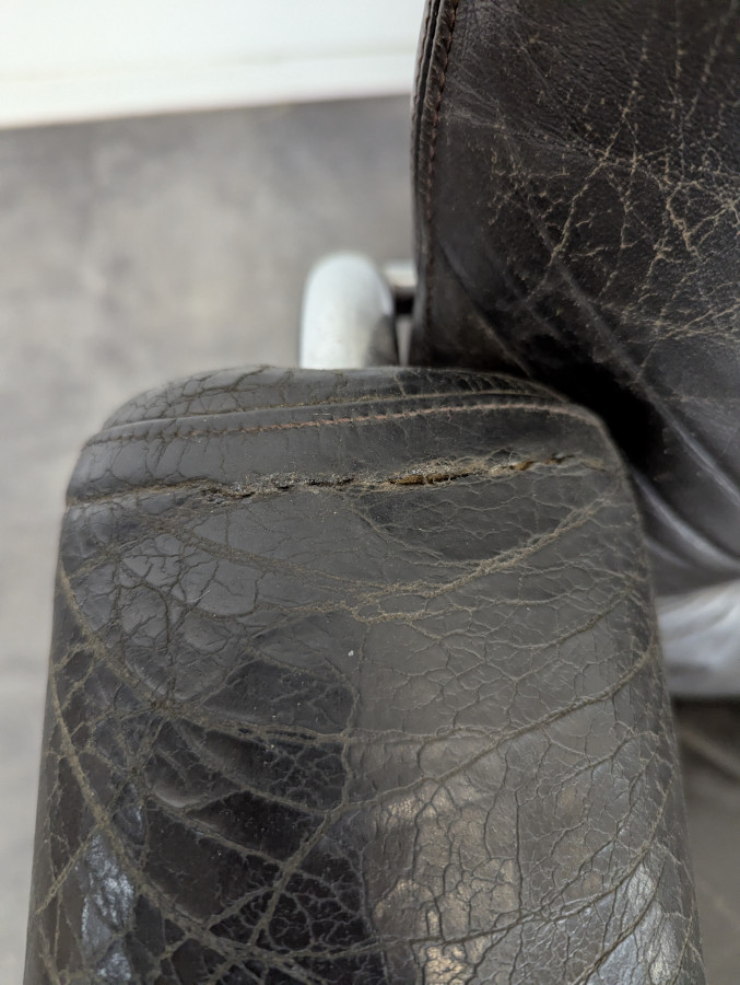 Fauteuil Stressless en cuir des années 70