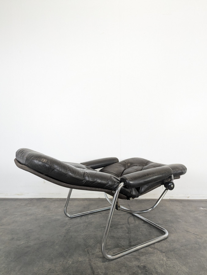 Fauteuil Stressless en cuir des années 70