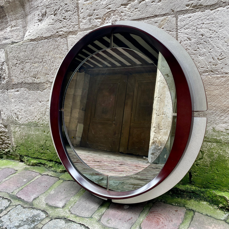 Miroir Italien Space Age des années 70