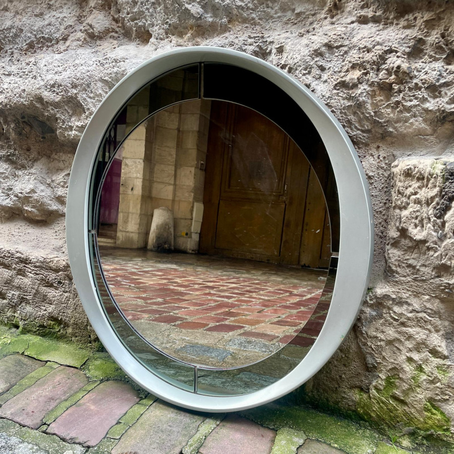 Miroir Italien Space Age des années 70