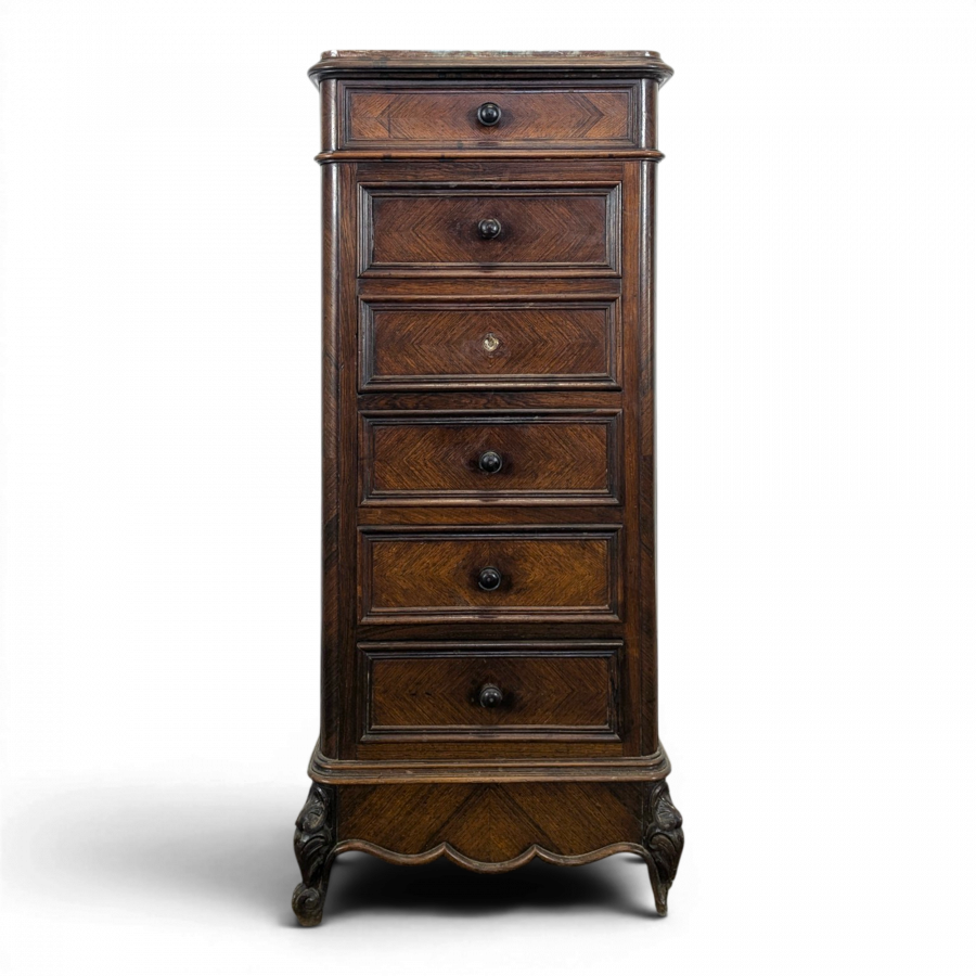 Chevet en bois de rose époque Napoléon III