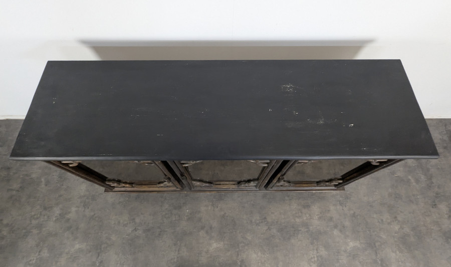 Enfilade Rochebobois des années 80 façon bambou