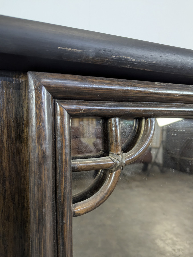 Enfilade Rochebobois des années 80 façon bambou