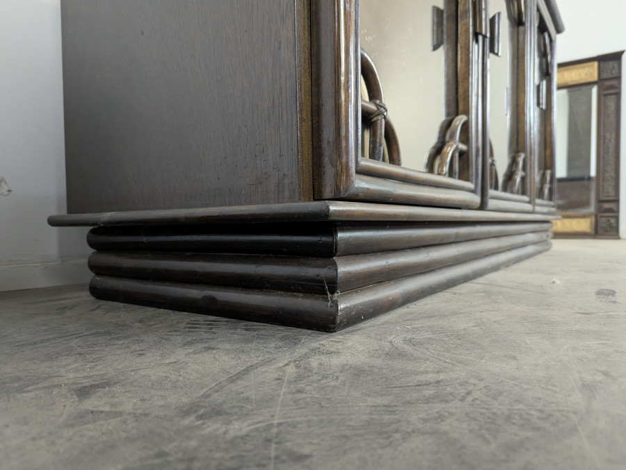 Enfilade Rochebobois des années 80 façon bambou