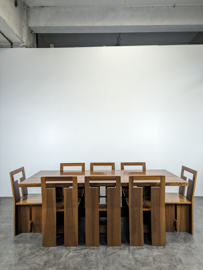 Table italienne en noyer américain Loto Spa