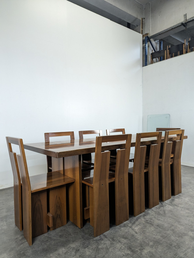 Table italienne en noyer américain Loto Spa