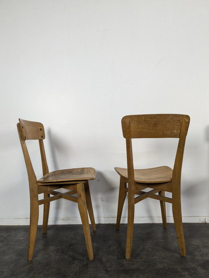 Série de 4 chaises Baumann