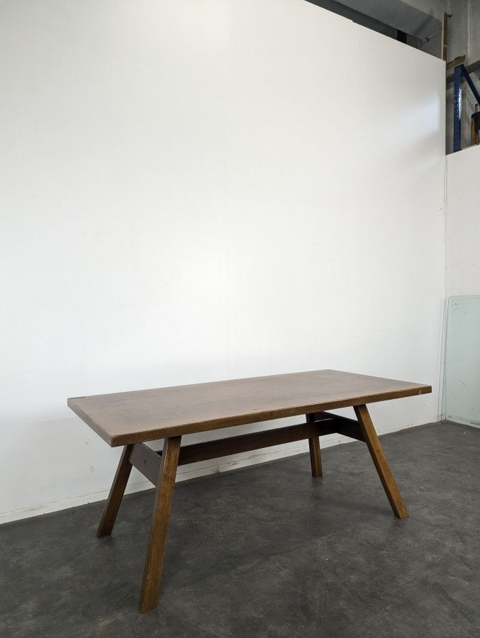 Table Torbecchia en Noyer par Giovanni Michelucci pour Poltronova