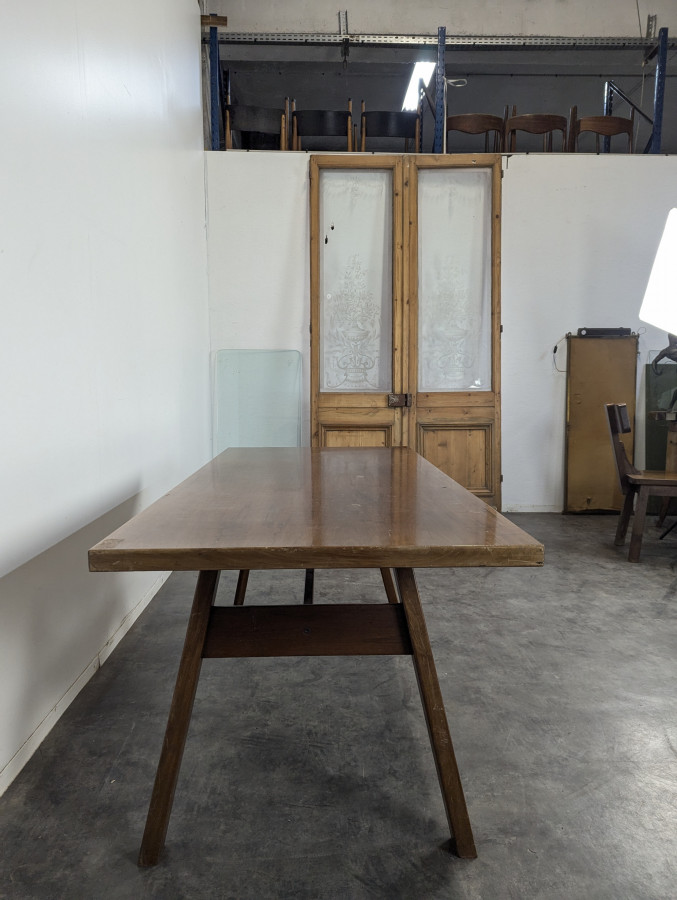 Table Torbecchia en Noyer par Giovanni Michelucci pour Poltronova