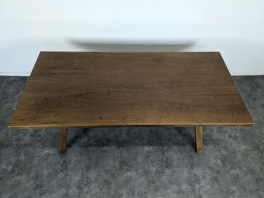 Table Torbecchia en Noyer par Giovanni Michelucci pour Poltronova