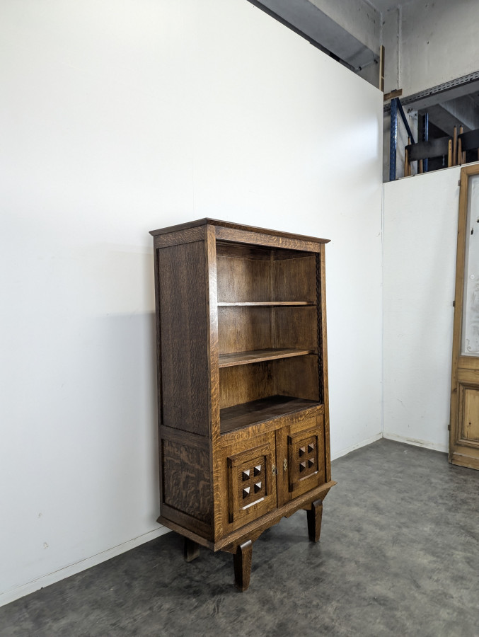 Etagère époque reconstruction en chêne