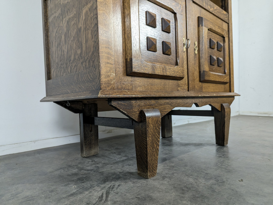 Etagère époque reconstruction en chêne