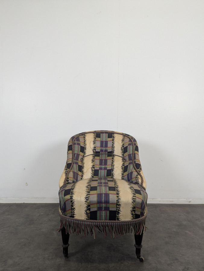 Fauteuil crapaud Napoléon III