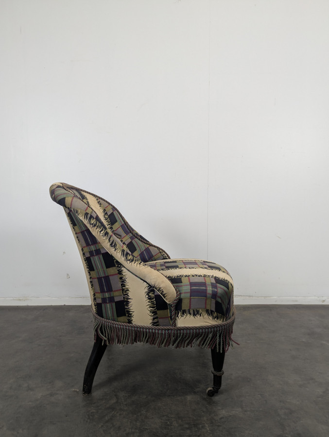 Fauteuil crapaud Napoléon III