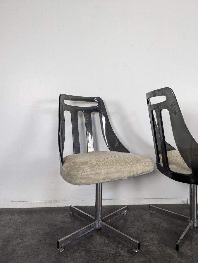 Série de 4 chaises Space Age par Brody