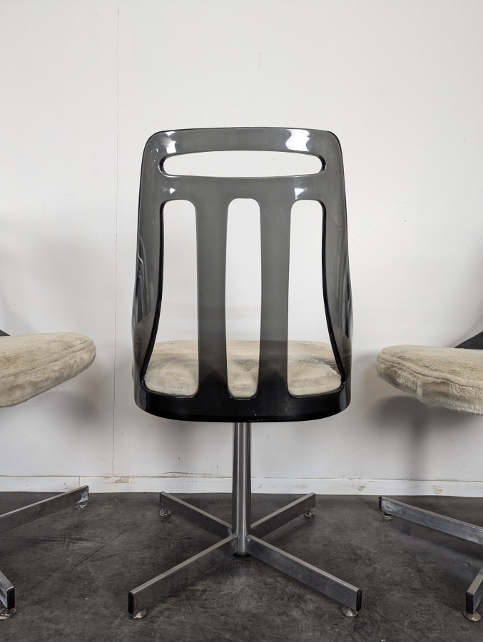 Série de 4 chaises Space Age par Brody