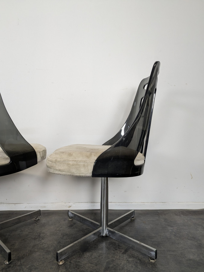 Série de 4 chaises Space Age par Brody