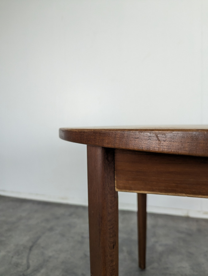Table scandinave en teck avec allonge