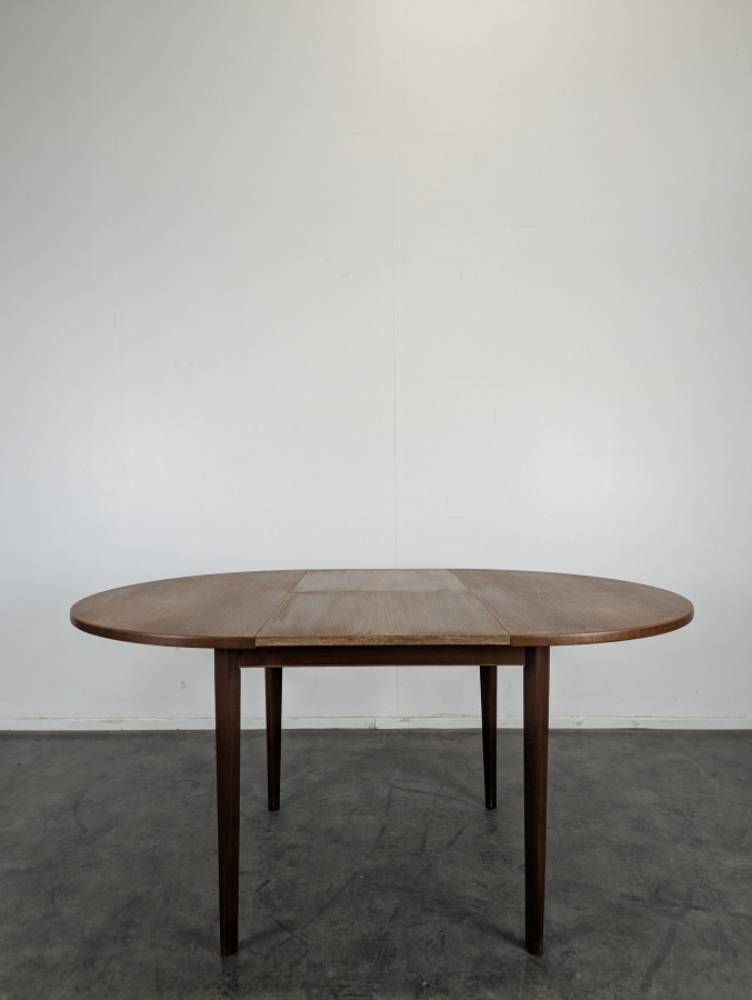 Table scandinave en teck avec allonge