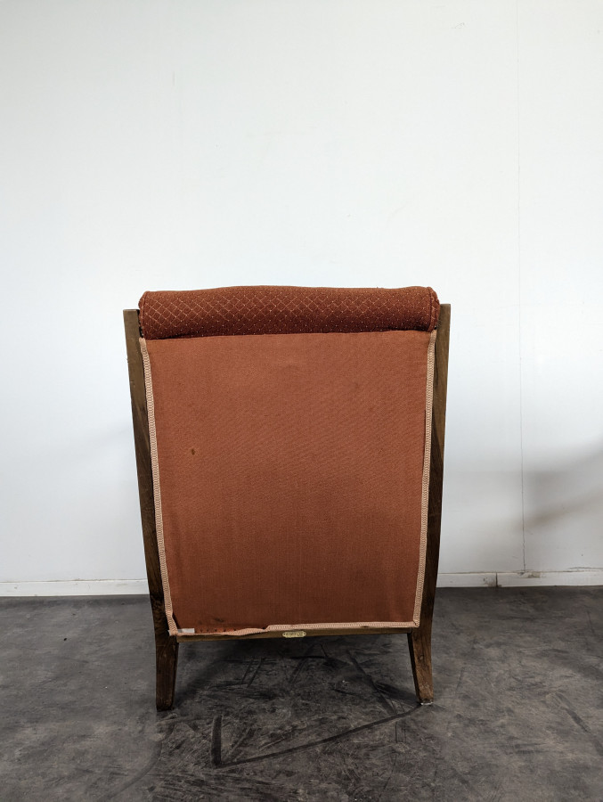 Paire de fauteuil Art Nouveau en noyer Maurice Alet La Ruche