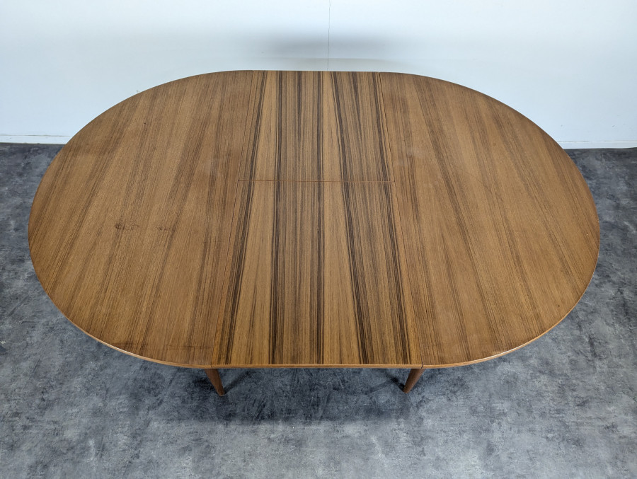 Table scandinave en teck avec allonge