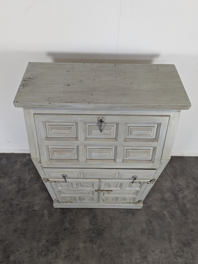 Bureau de pente réchampi