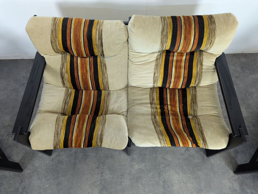 Ensemble canapé et 2 fauteuils scandinave