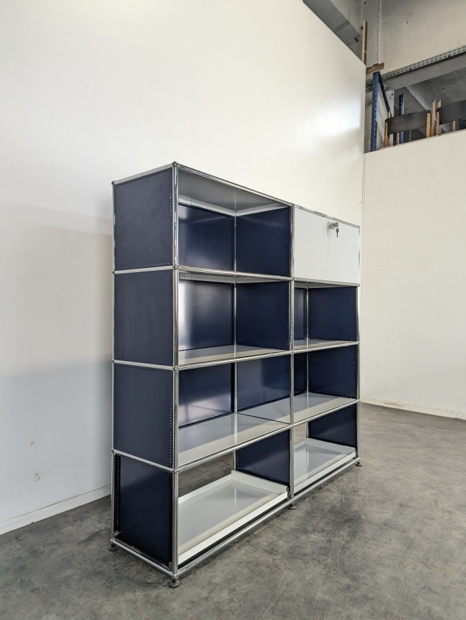 Meuble USM Haller bleu