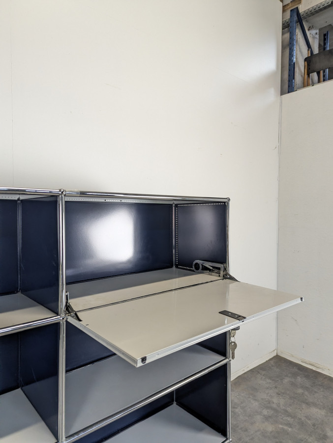 Meuble USM Haller bleu