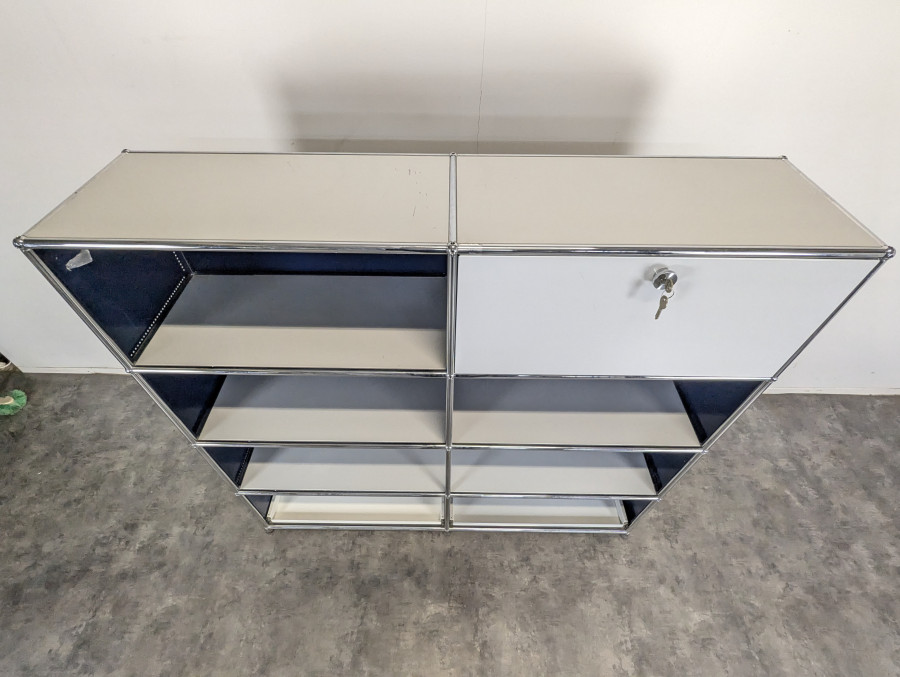 Meuble USM Haller bleu