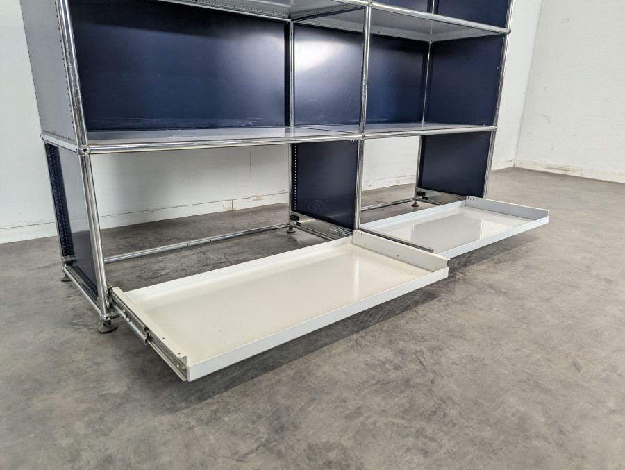 Meuble USM Haller bleu