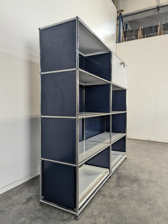 Meuble USM Haller bleu